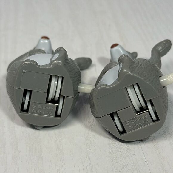 VINTAGE (1980s) Disney KAA Jungle Book Snake Baloo Shere Khan WIND UP TOY - Picture 8 of 8